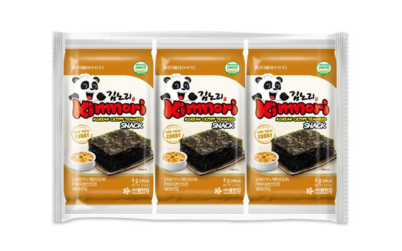 Kimnori Seasoned Seaweed Curry (PACK) 12G (4G X 3)