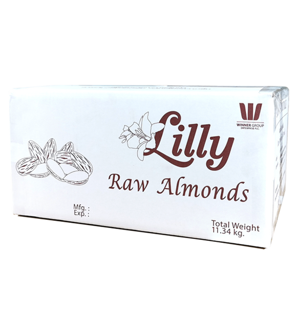 Lilly Natural whole almond (NP25/27) 11.34kg