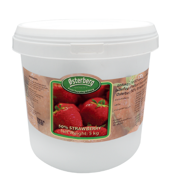 Osterberg 50% Strawberry Fruit Topping & Filling 5kg