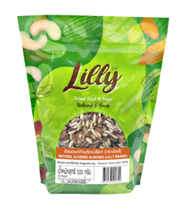 Lilly Dried Fruits and Nuts อัลมอนด์ก้านติดเปลือก 500g