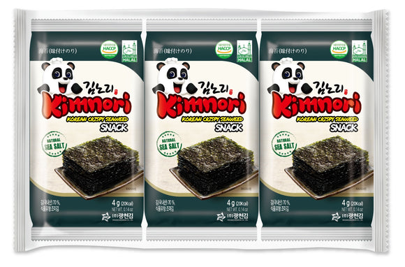 Kimnori Seasoned Seaweed Original (PACK) 12G (4G X 3)