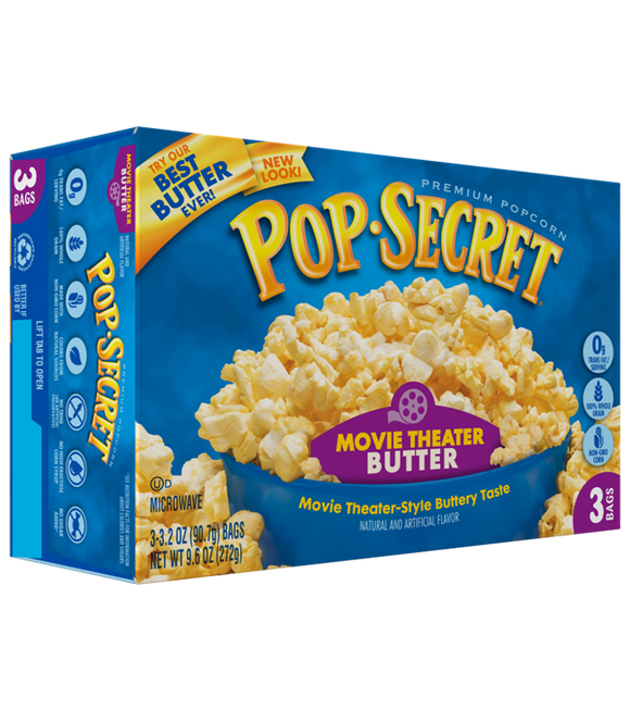 Pop-Secret Microwave Popcorn - Movie Theater 272G (90G X 3)