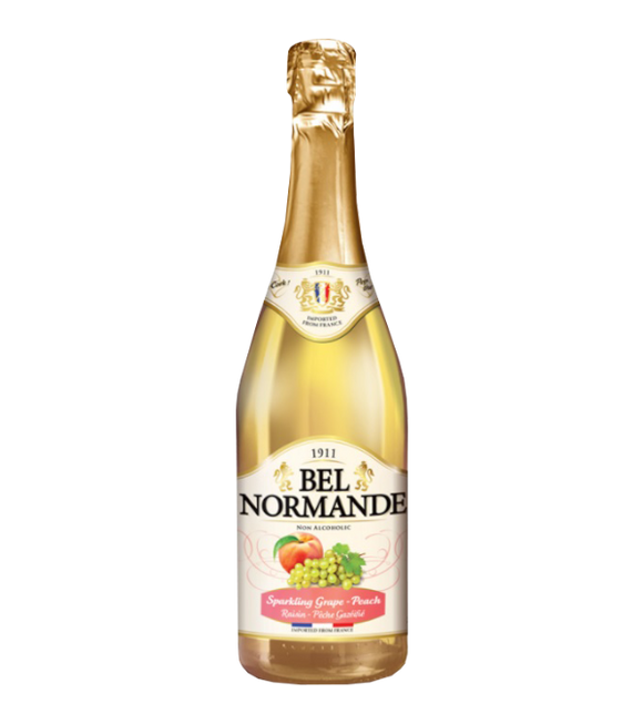 Bel Normande Sparkling Grape - Peach Juice 750Ml
